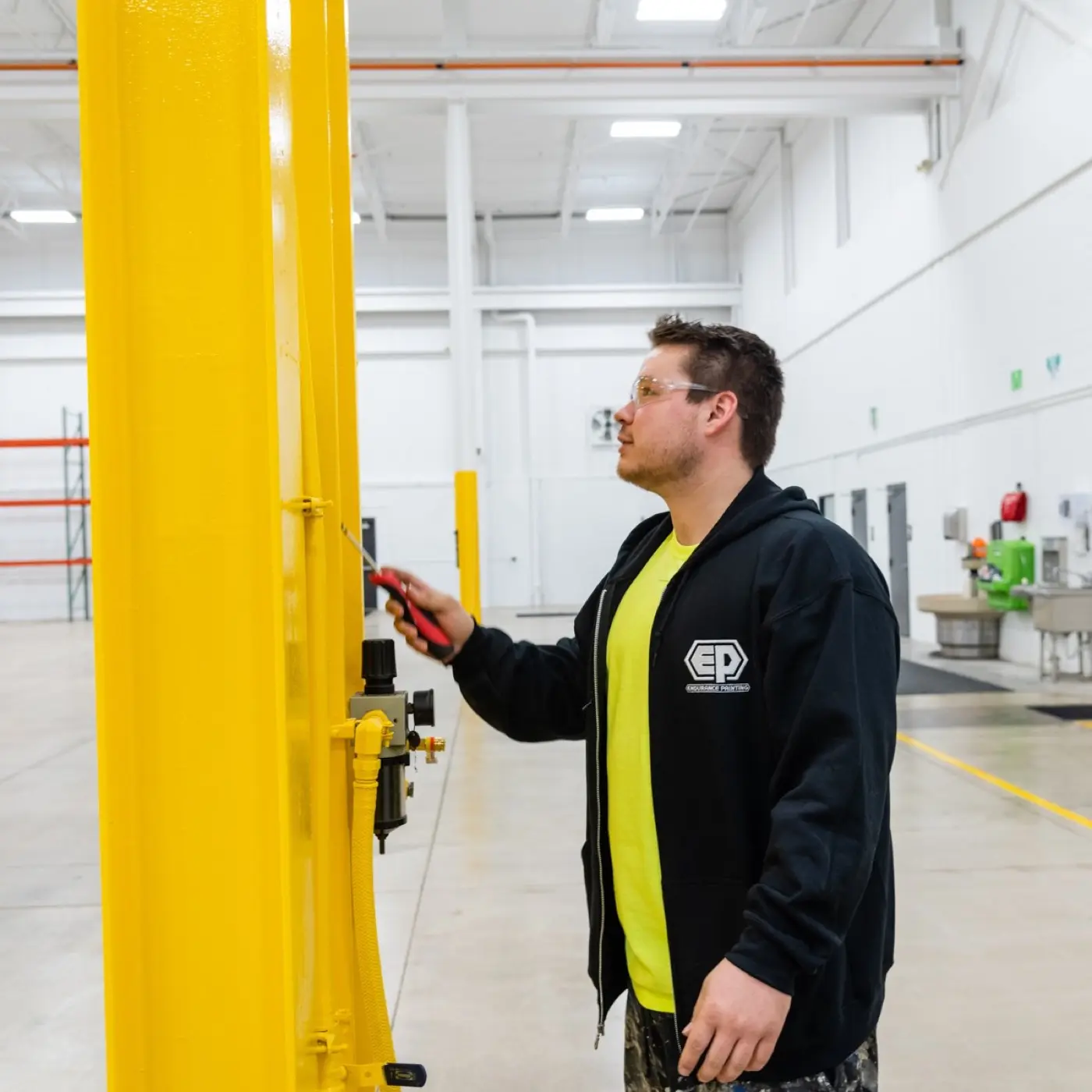 Industrial facility coating