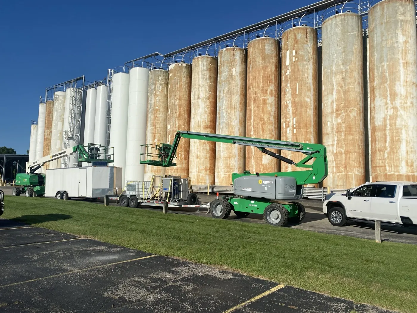 Grain storage silo protective coating systems