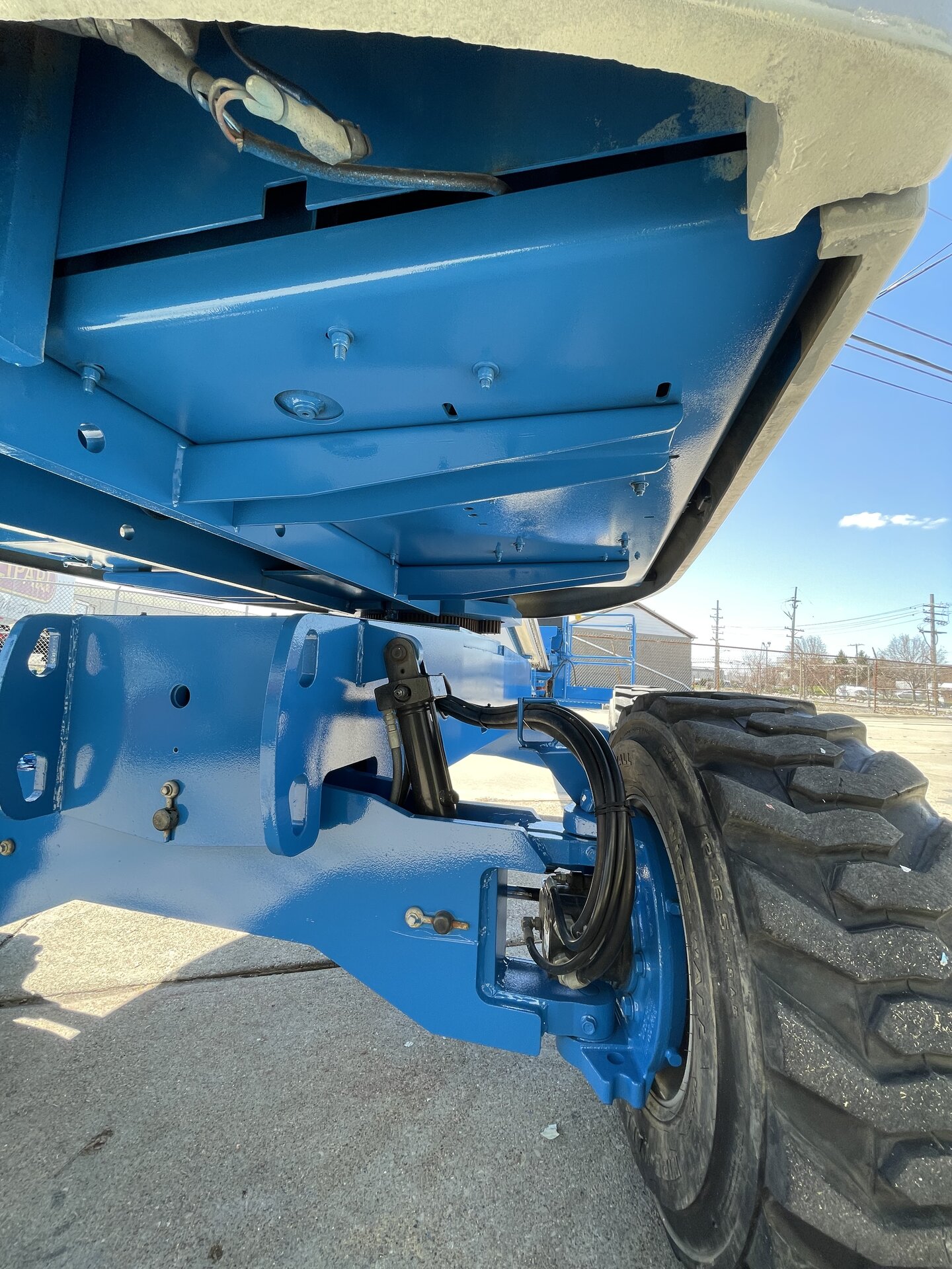 Final machine on the lot — fleet repaint complete