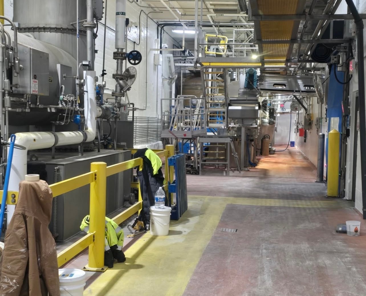 EP crew working on production floor